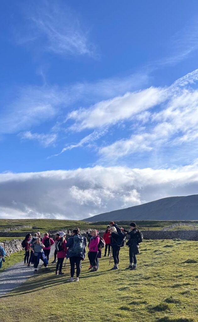 group walking in Yorkshire - corporate events