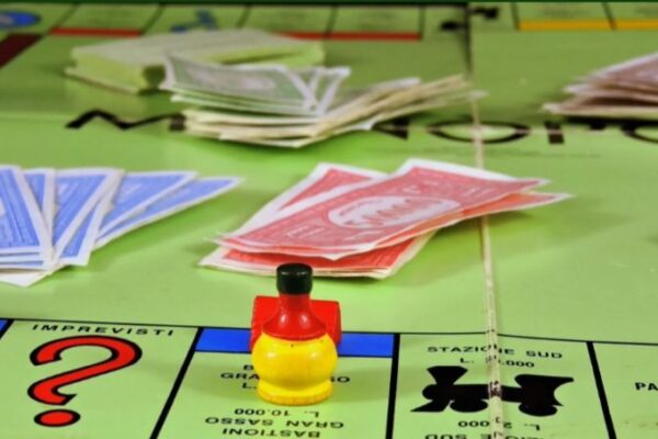 monopoly board game - corporate wellbeing event